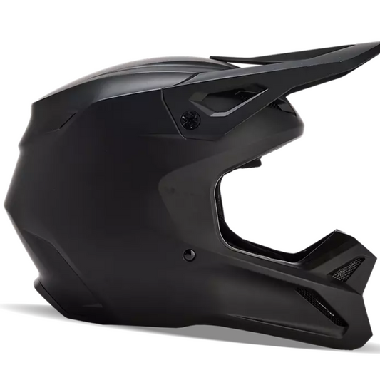 CASCO FOX V1 SOLID NEGRO MATTE MEDIANO(57-58 CM)