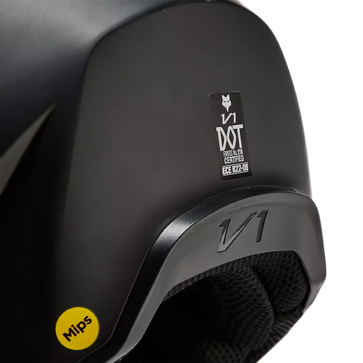 CASCO FOX V1 SOLID NG MATTE NUEVO LOGO
