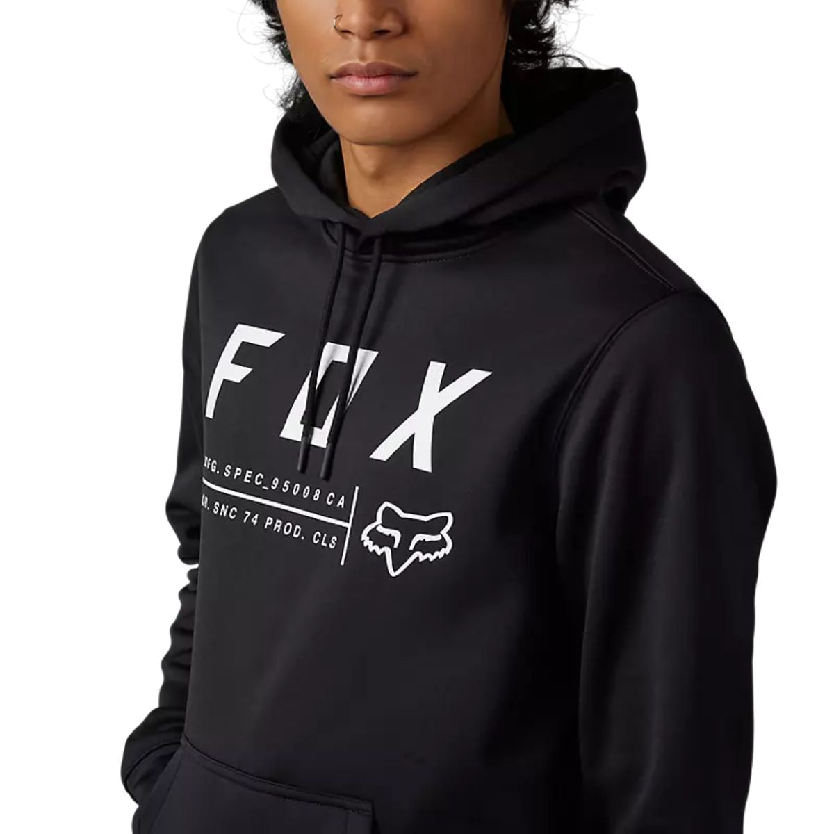 SUDADERA FOX PULLOVER NON STOP NEGRO EXTRA GRANDE