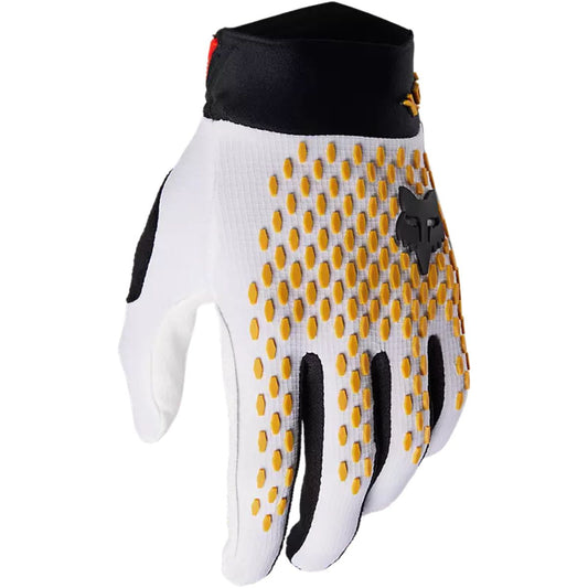 GUANTES FOX DEFEND RACE BLANCO EXTRA GRANDE