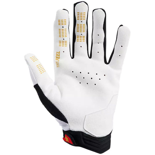 GUANTES FOX DEFEND RACE BLANCO EXTRA GRANDE
