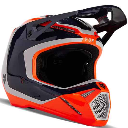 CASCO FOX V1 NITRO NARANJA MEDIANA