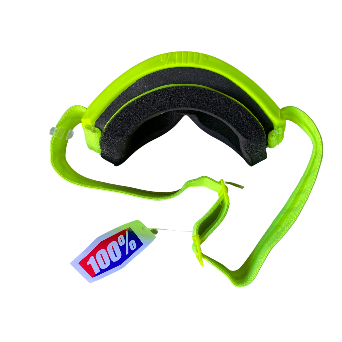 GOGGLES 100% STRATA 2 SAND AMARILLO FLUO SMOKE LENS