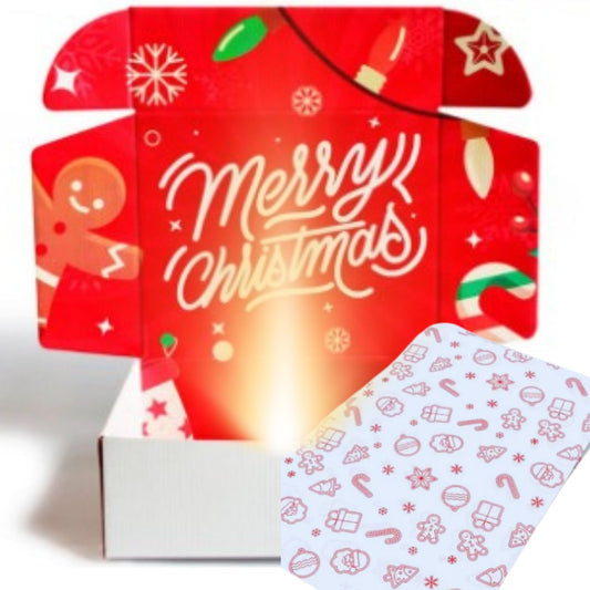 CAJA DE REGALO NAVIDEÑA