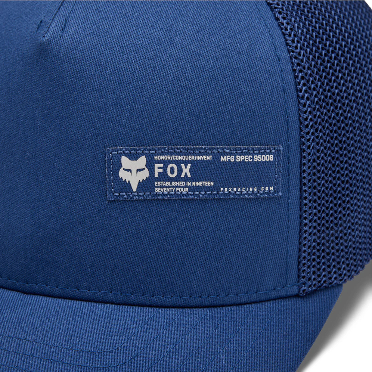 GORRA FOX FLEXFIT RACE AZUL L/XL