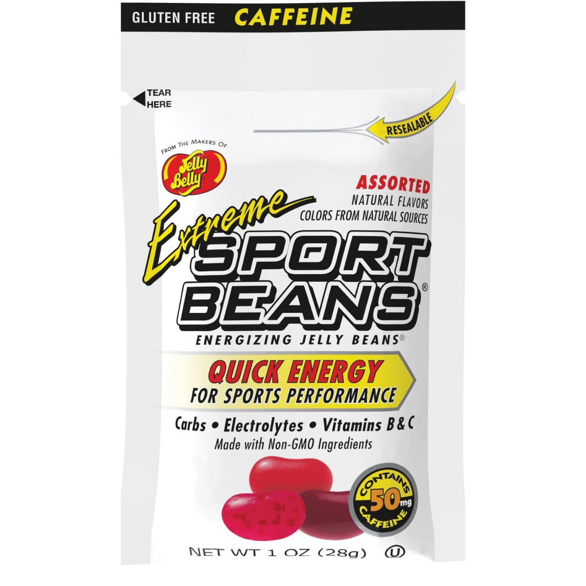 SPORT BEANS ASSORTED EXTREME CAFEÍNA