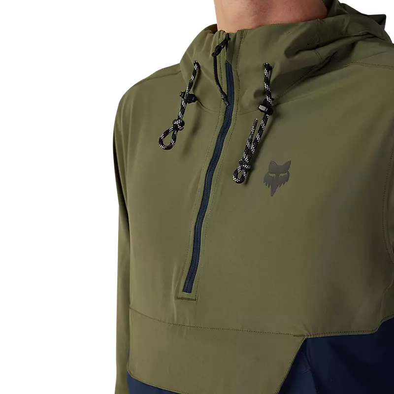 SUDADERA FOX RANGER WIND VERDE