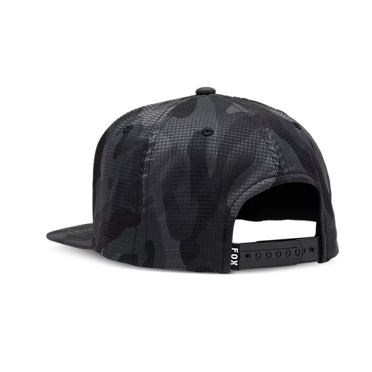 GORRA FOX SNAPBACK FOX HEAD NEGRO CAMO OS
