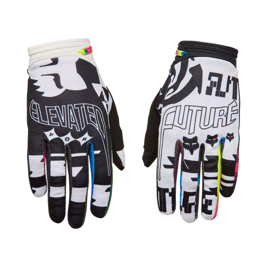 GUANTES FOX 180 IMAGE COSMO BLANCO