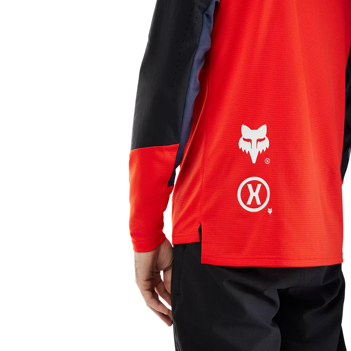 JERSEY FOX DEFEND M LARGA ELEVATED ROJO