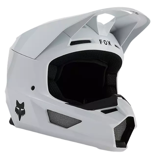 CASCO FOX V CORE BLANCO MEDIANO