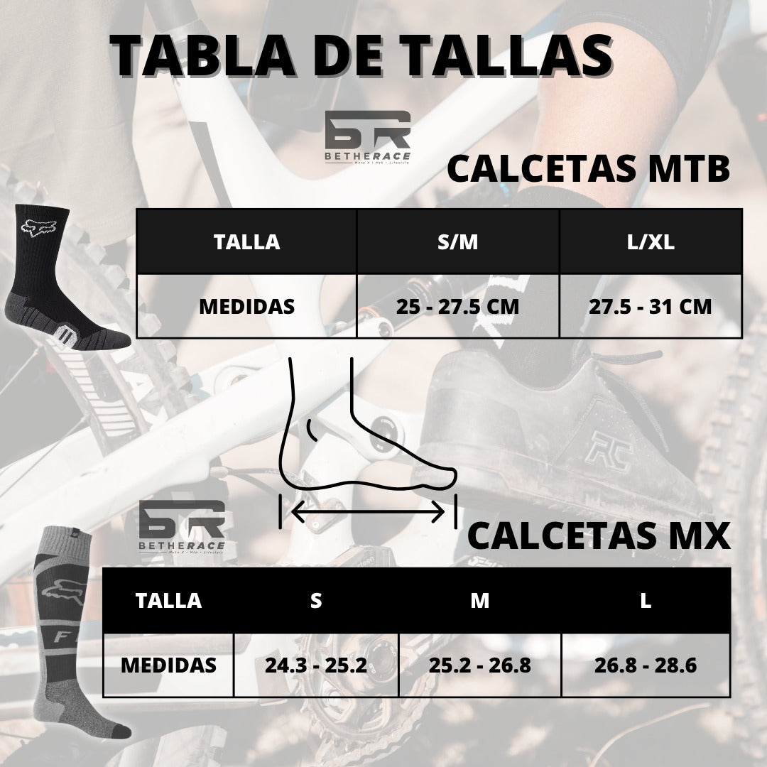 CALCETAS FOX 180 NITRO ROJO