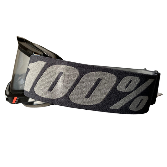 GOGGLES 100% ACCURI 2 ENDURO MTB NEGROS MICA CLARA