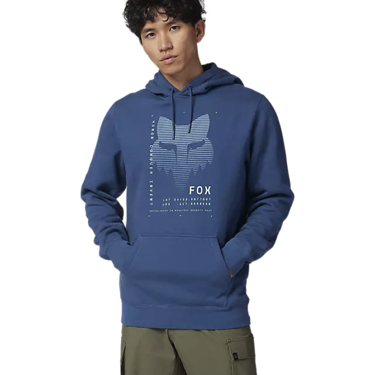 SUDADERA FOX PULLOVER DISPUTE AZUL