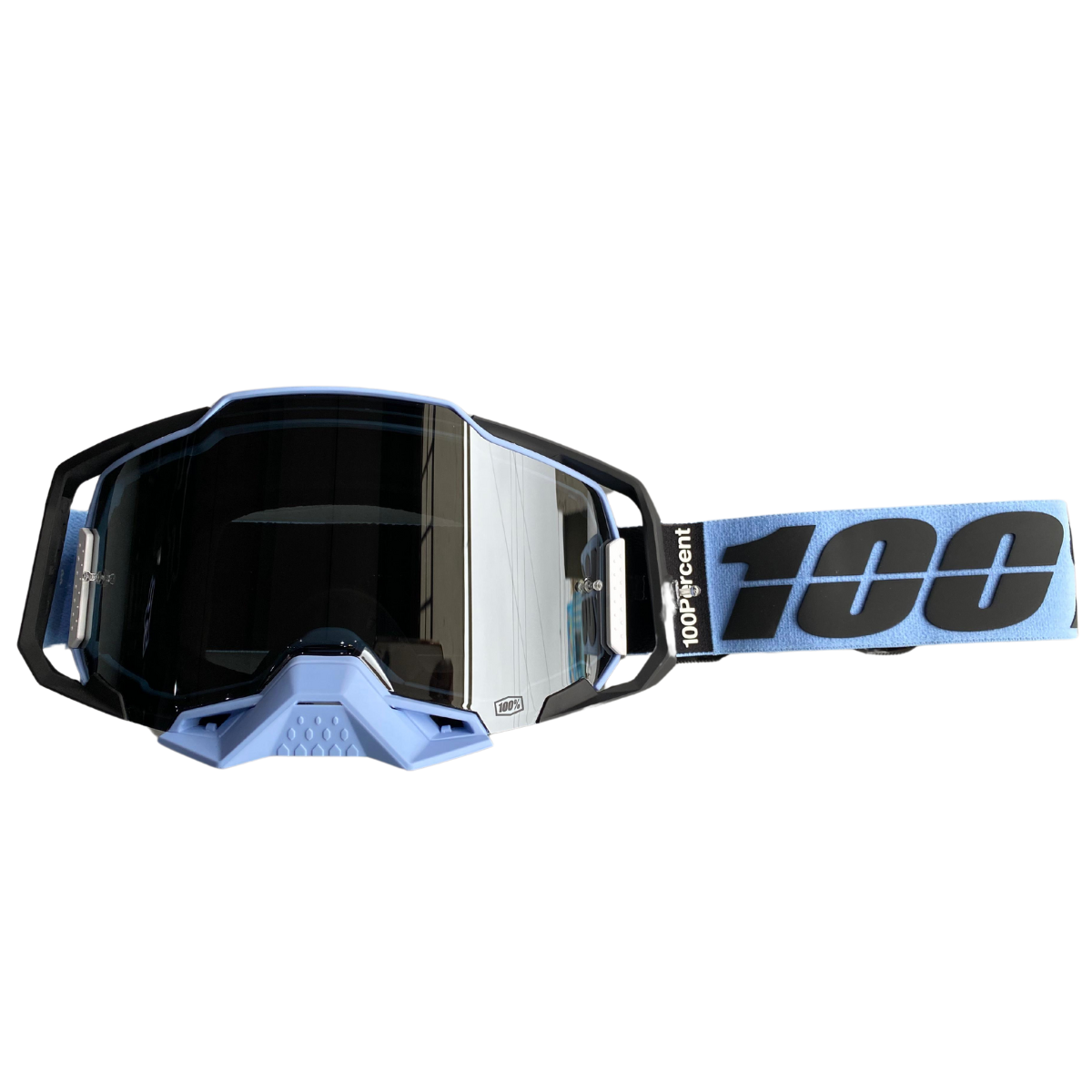 GOGGLES 100% ARMEGA PETROS MICA ESPEJO PLATA