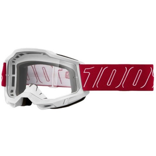 GOGGLES 100% ACCURI 2 REDLINE MICA ESPEJO ROJO