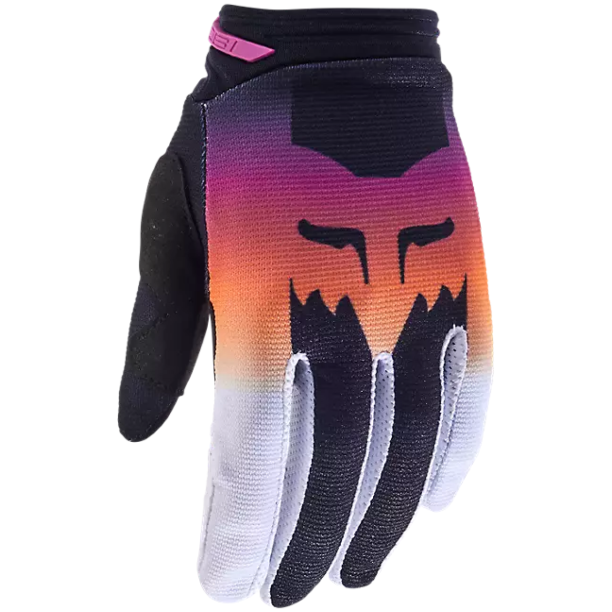 GUANTES FOX 180 FLORA MUJER NEGRO