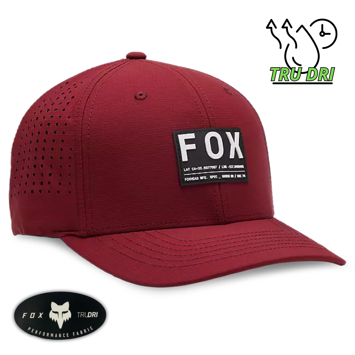 GORRA FOX FLEXFIT NON STOP ROJO