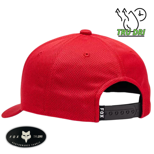 GORRA FOX SNAPBACK LITHOTYPE INFANTIL ROJO