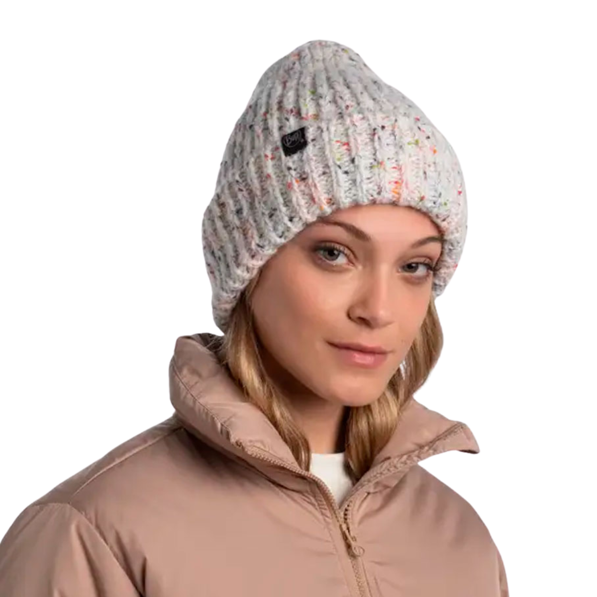 BUFF® KNITTED & FLEECE BAND HAT KIM WHIT