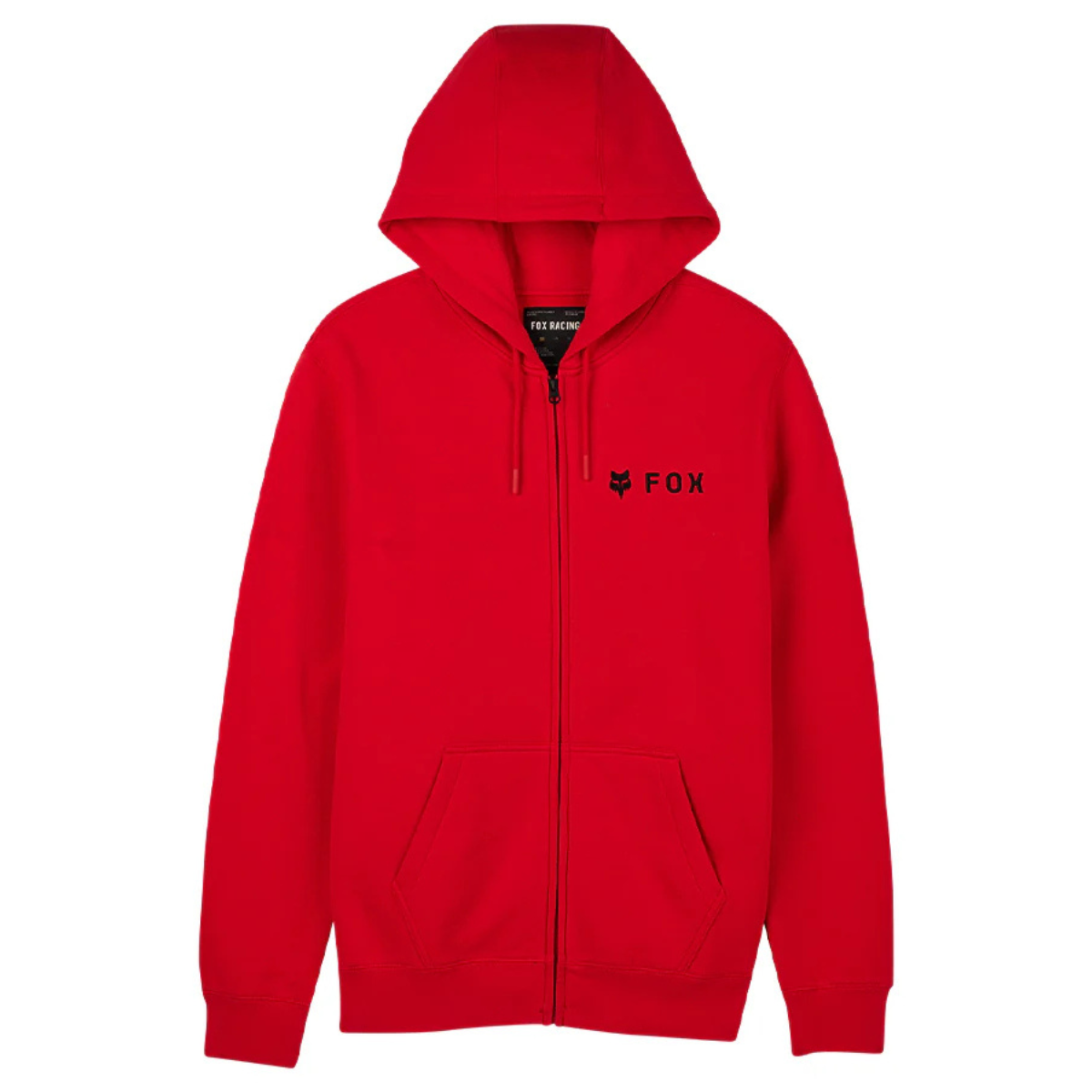 SUDADERA FOX ZIPPERED ABSOLUTE ROJO MEDIANA