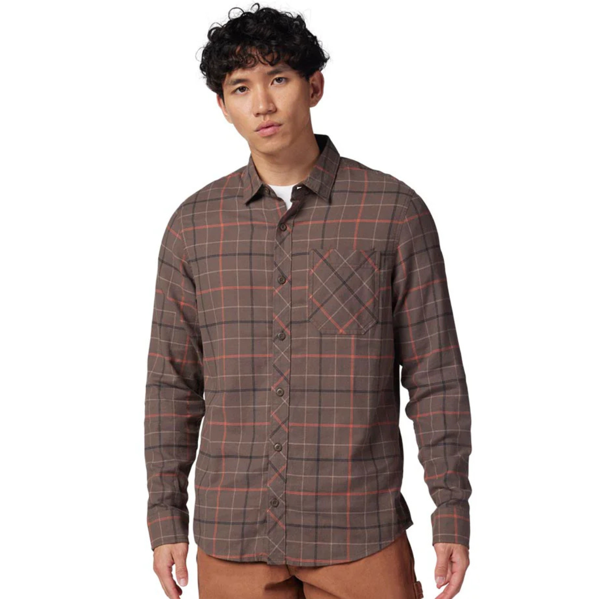 CAMISA DE FRANELA FOX STRETCH SURVIVALIST CAFÉ