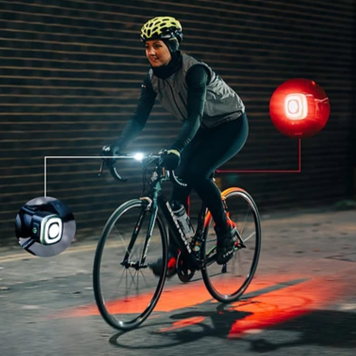 COMBO LAMPARA MAGICSHINE DE 150 LM - TRASERA 150 LM