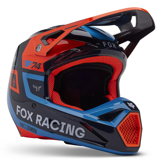 CASCO FOX V1 RACE SPEC AZUL