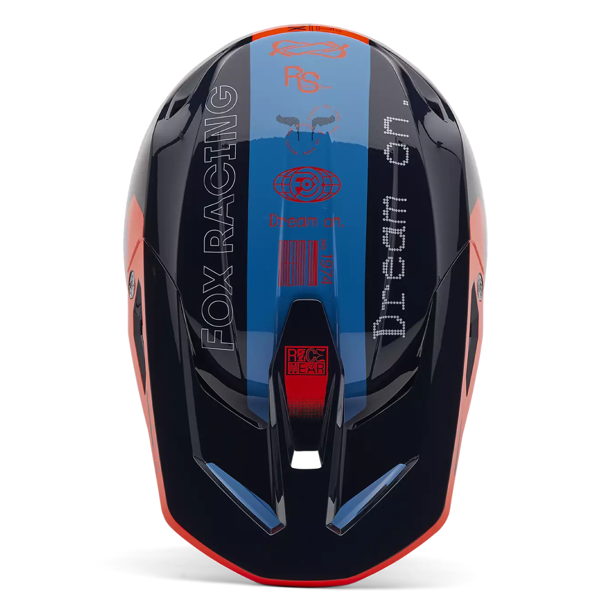CASCO FOX V1 RACE SPEC AZUL