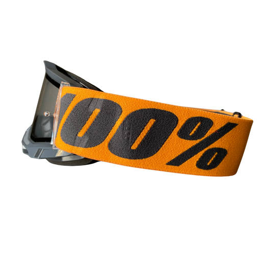 GOGGLES 100% ACCURI 2 ENDURO MOTO NARANJA MICA CLARA