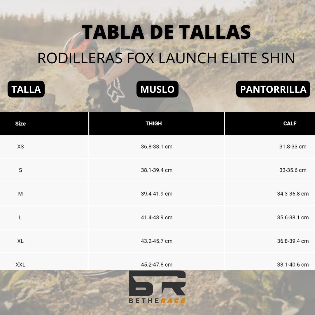RODILLERAS/ESPINILLERAS FOX LAUNCH ELITE SHIN NEGRO