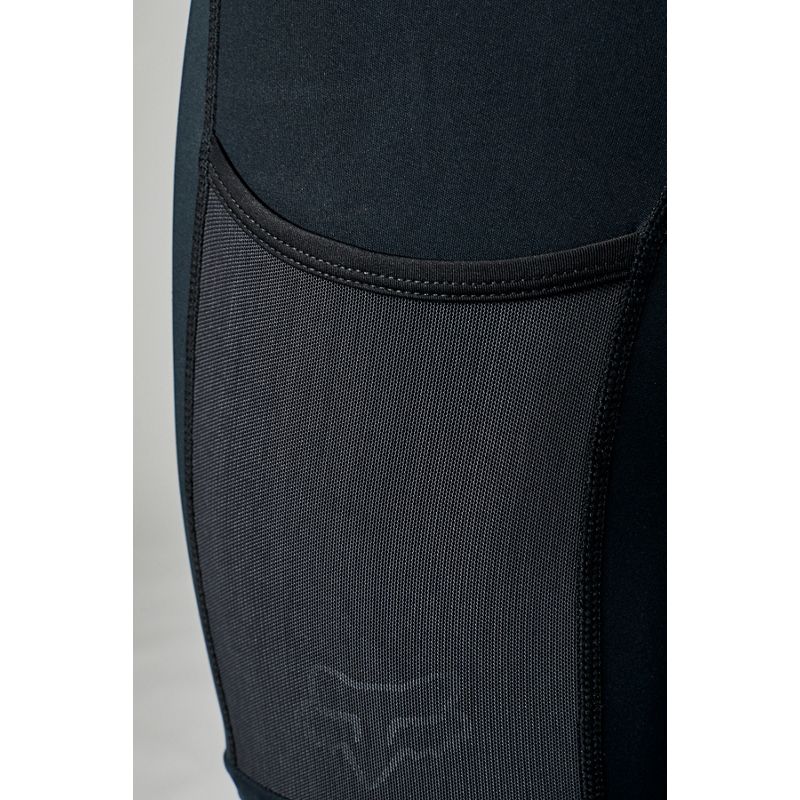BIB SHORT FOX FLEXAIR DAMA NEGRO