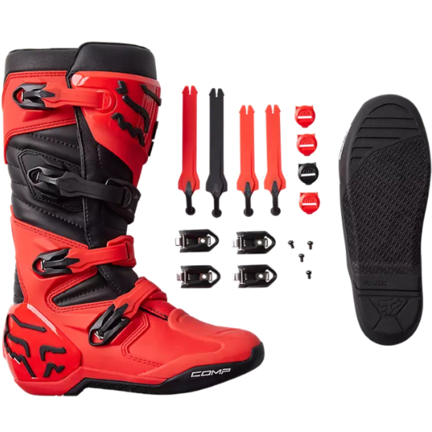 BOTAS FOX COMP ROJO 9 (27 CM)