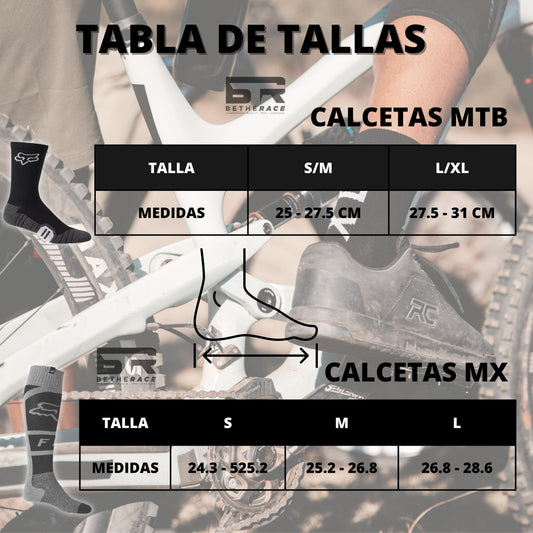 CALCETAS FOX WINTER 8" NEGRO S/M