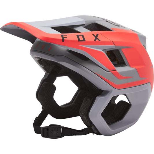 CASCO FOX DROPFRAME SIDESWIPE GRIS CHICA