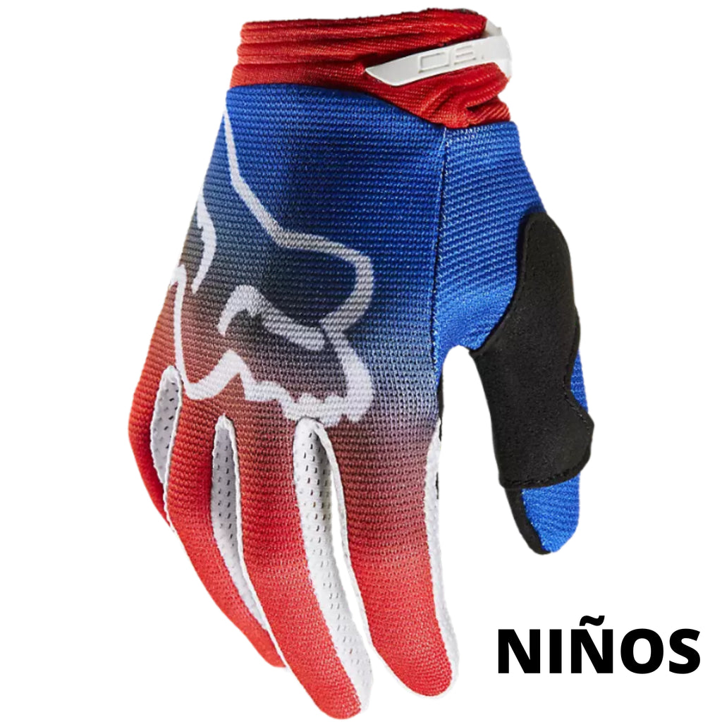 Guantes Moto Niño 180 Ballast Rojo/Amarillo Fox – Novena Racing