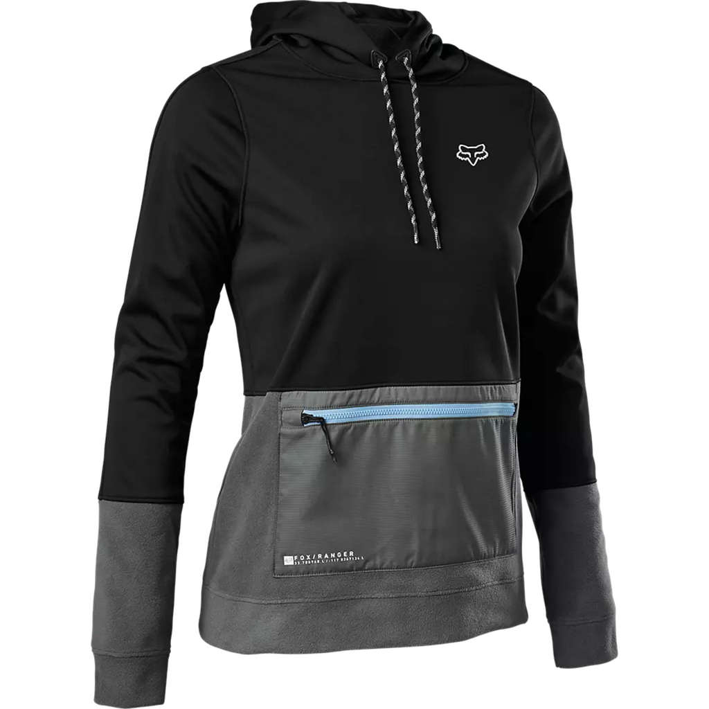 SUDADERA FOX RANGER WINDBLOC DAMA NEGRO BE THE RACE