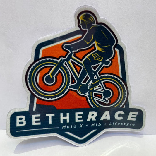 STICKER RIDER BTR NARANJA