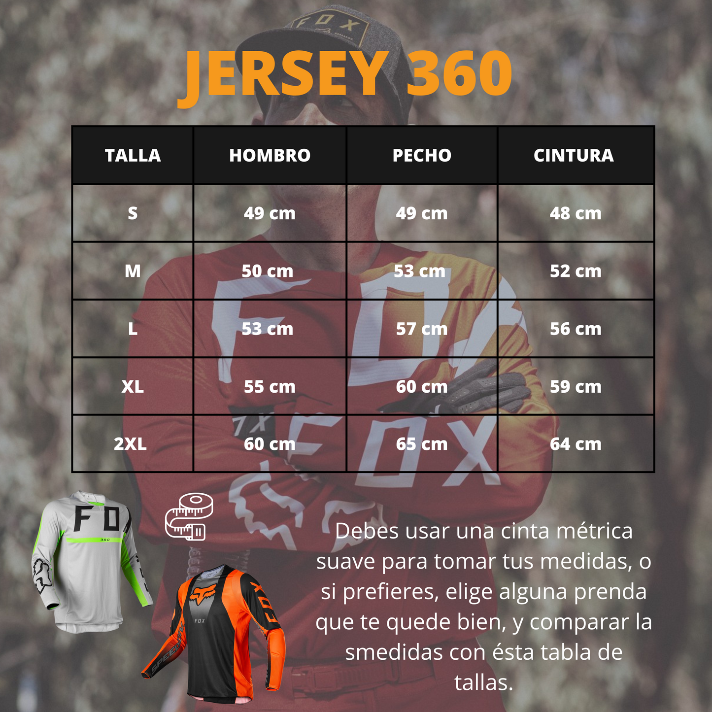 JERSEY FOX 360 SEVENTY4 ROJO MEDIANA