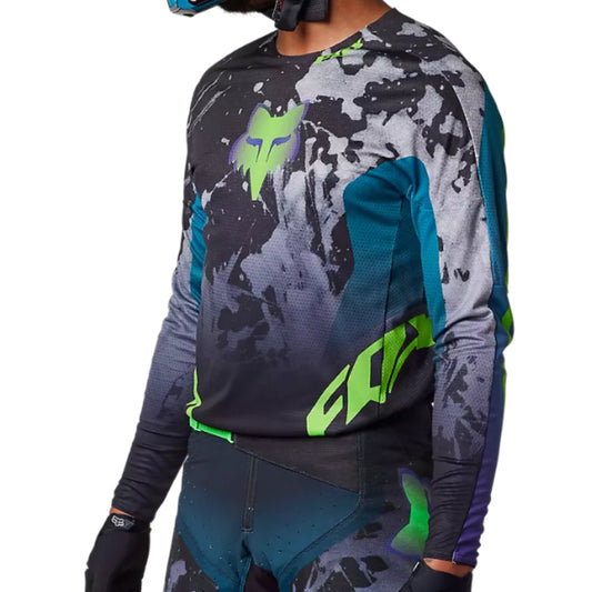 JERSEY FOX 360 DKAY AZUL CHICA