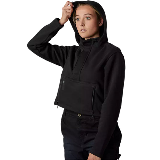 SUDADERA FOX DAMA CALIBRATED DWR NEGRO GRANDE