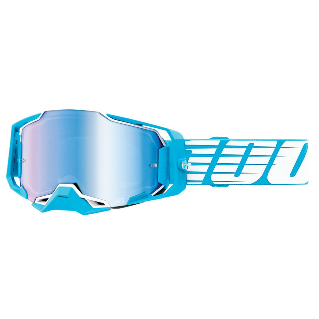 GOGGLES 100 ARMEGA OVERSIZED SKY MICA AZUL ESPEJO