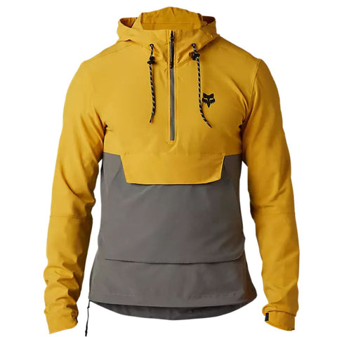 SUDADERA FOX RANGER WIND PULLOVER AMARILLA