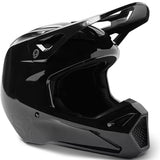 CASCO FOX V1 SOLID NEGRO BRILLANTE