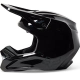 CASCO FOX V1 SOLID NEGRO BRILLANTE