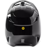 CASCO FOX V1 SOLID NEGRO BRILLANTE