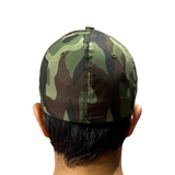 GORRA FOX FLEXFIT FOX HEAD VERDE CAMO