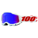 GOGGLES 100% ACCURI 2 PUREMICA ESPEJO ROJO AZUL