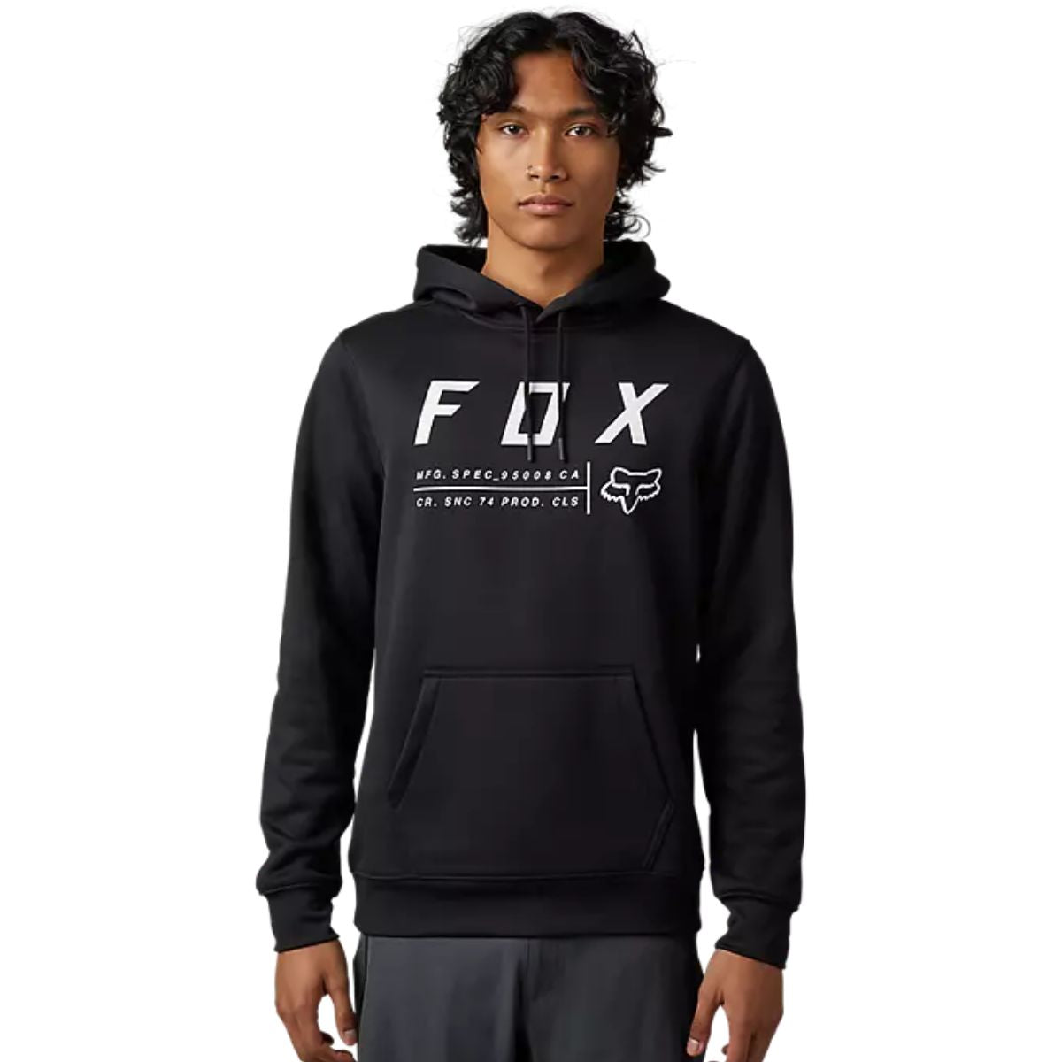 SUDADERA FOX PULLOVER NON STOP NEGRO EXTRA GRANDE