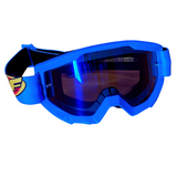 GOGGLES FMF POWERCORE CYAN MICA ESPEJO